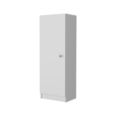 Miami Single Door Pantry, Four Shelves