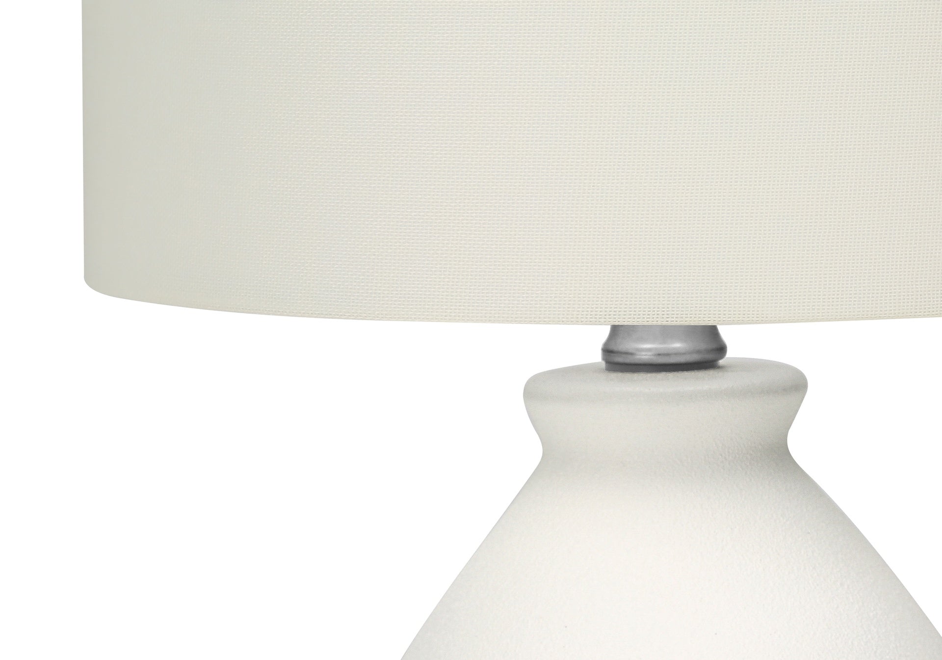 Lighting, 17"h, Table Lamp, Cream Ceramic, Ivory / Cream Shade, Modern