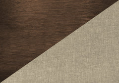 Dining Chair, 32" Height, Set Of 2, Side, Upholstered, Kitchen, Dining Room, Dark Walnut, Beige Fabric, Modern