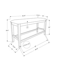 Bench, 42" Rectangular, Dining Room, Kitchen, Upholstered, Wood, Transitional