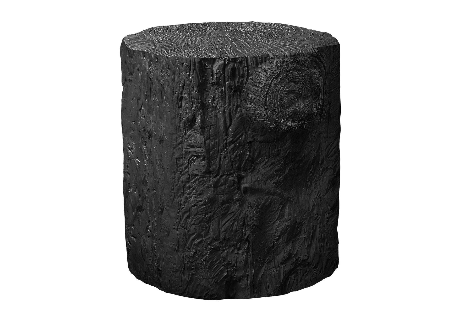 Accent Table, 25"h, Indoor Or Outdoor, Drum, End, Nightstand, Round, Side Table, Living Room, Bedroom, Black, Contemporary, Modern