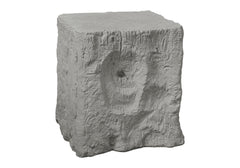 Accent Table, 25"h, Indoor Or Outdoor, End, Nightstand, Side Table, Square, Living Room, Bedroom, Grey, Contemporary, Modern