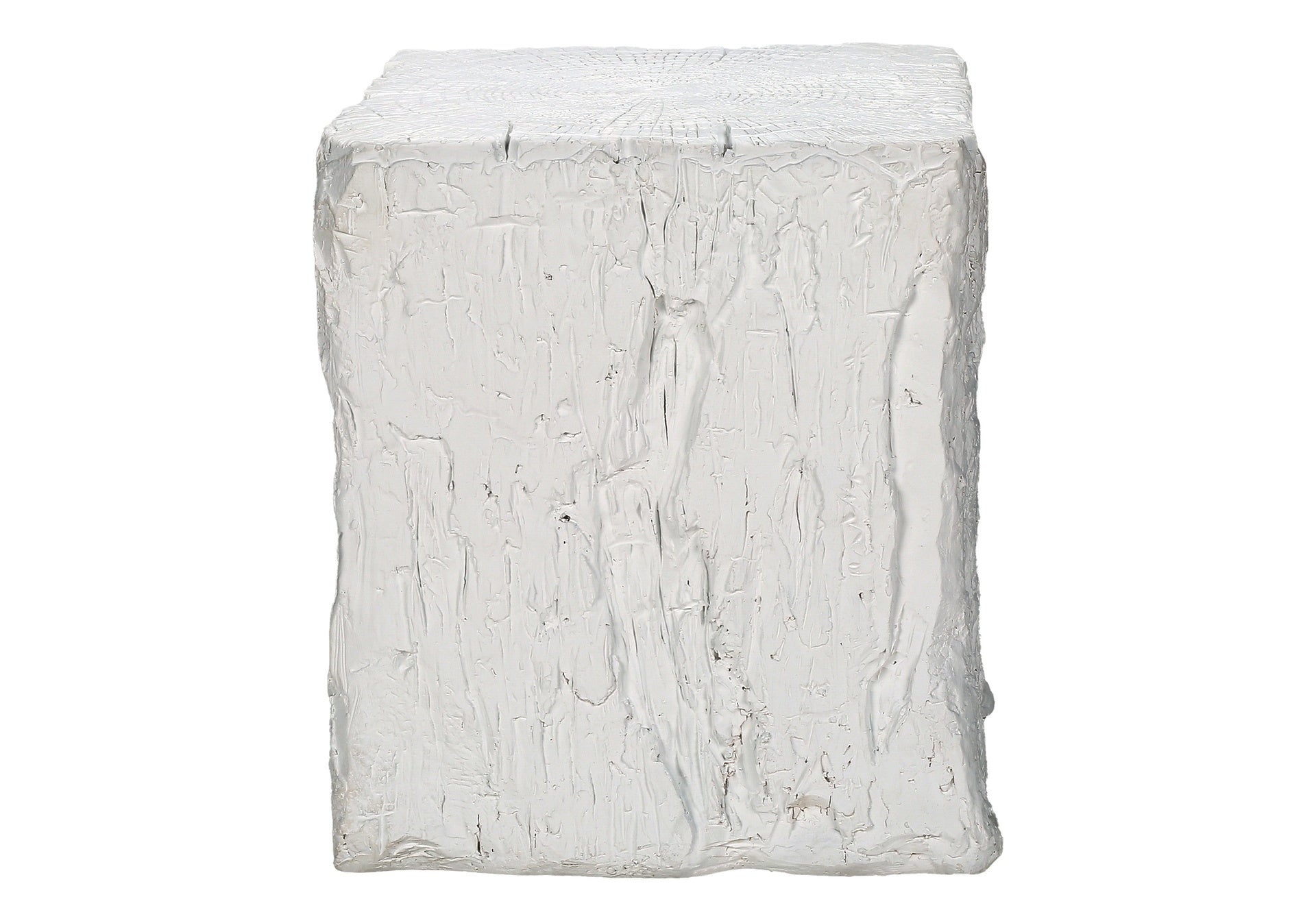 Accent Table, 25"h, Indoor Or Outdoor, End, Nightstand, Side Table, Square, Living Room, Bedroom, White, Contemporary, Modern