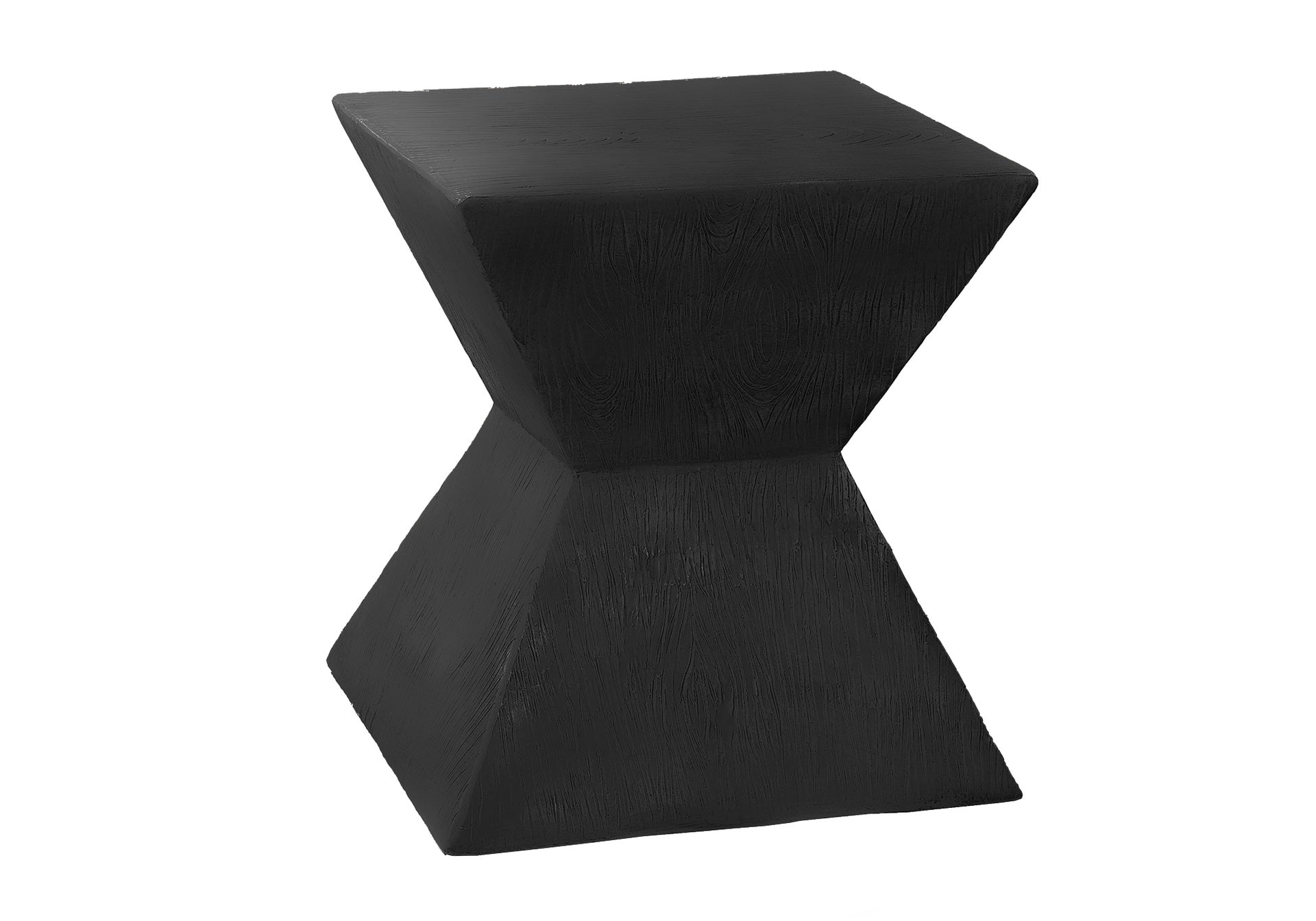 Accent Table, 25"h, Indoor Or Outdoor, Side Table, End, Nightstand, Bedroom, Living Room, Black, Contemporary, Modern