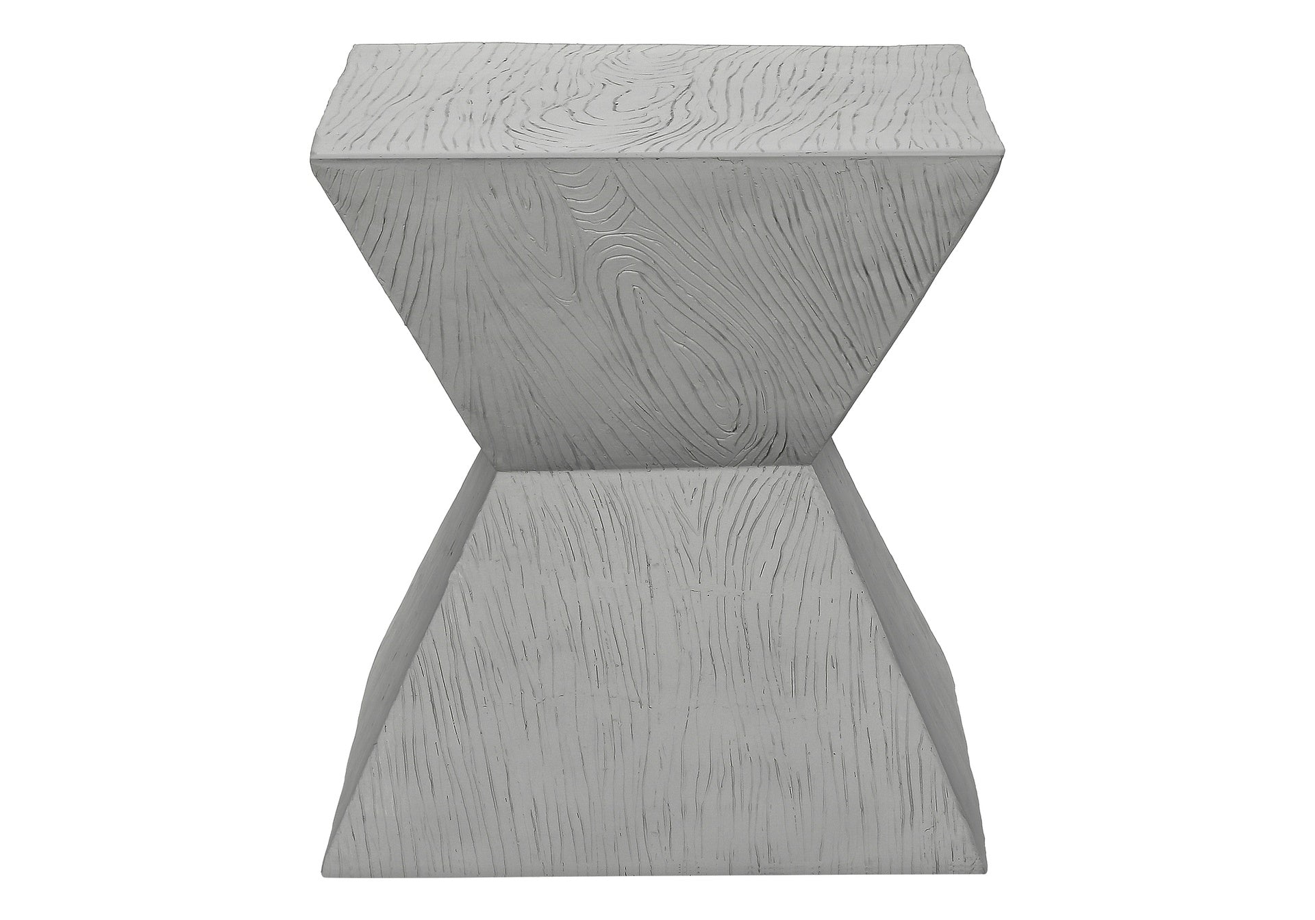 Accent Table, 25"h, Indoor Or Outdoor, Side Table, End, Nightstand, Bedroom, Living Room, Grey, Contemporary, Modern