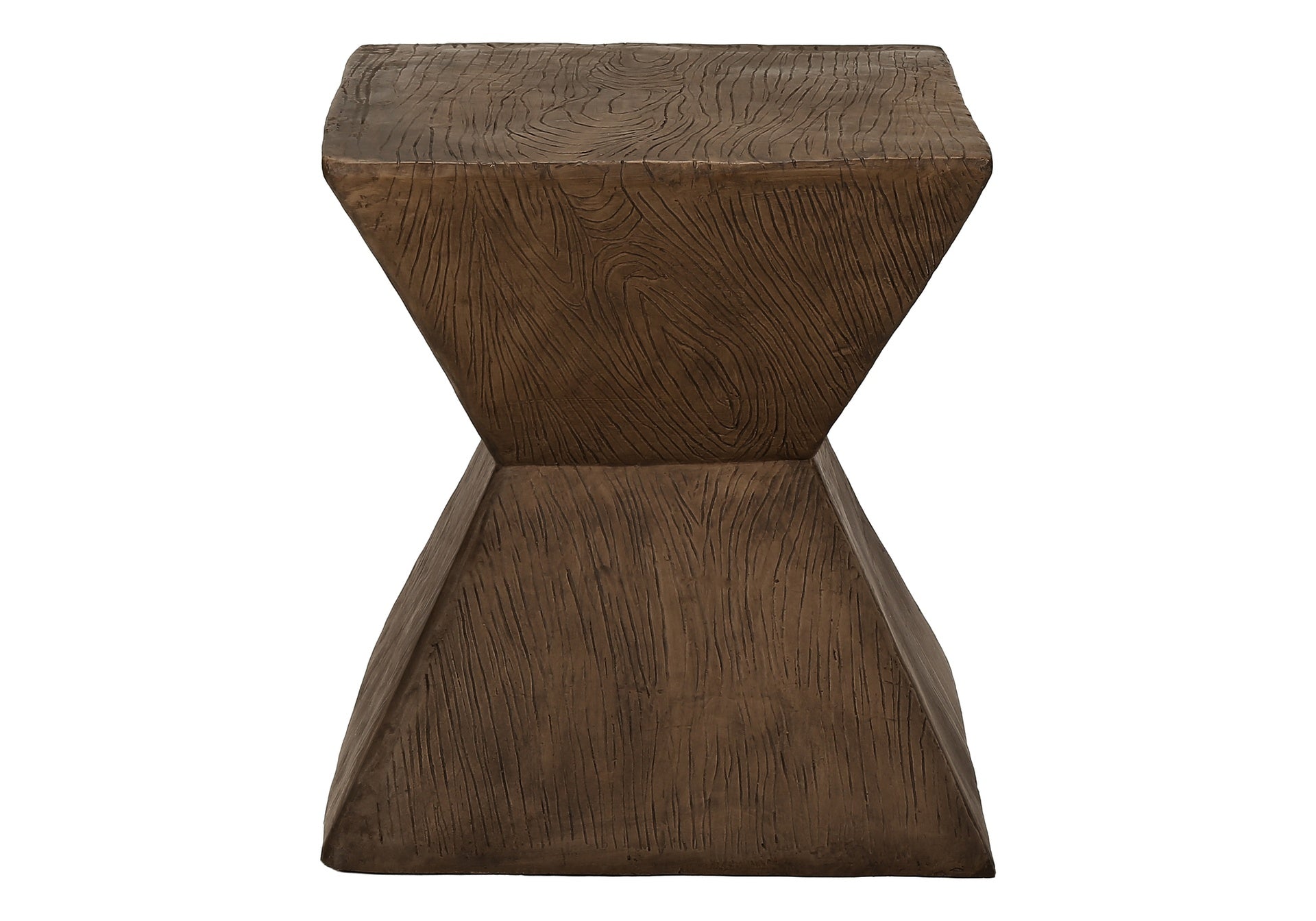 Accent Table, 25"h, Indoor Or Outdoor, Side Table, End, Nightstand, Bedroom, Living Room, Walnut, Contemporary, Modern