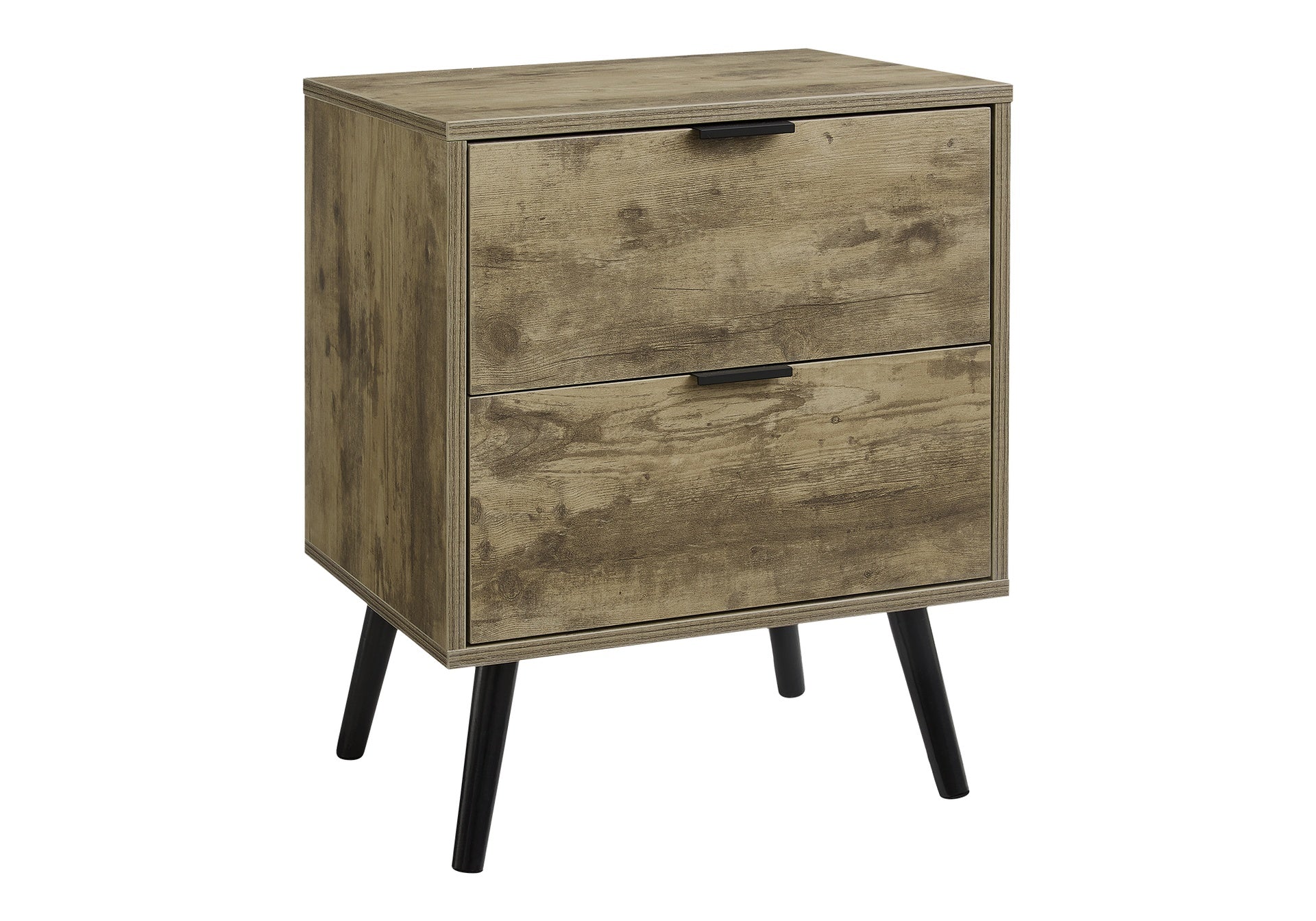 Accent Table, Bedroom, End, Living Room, Nightstand, Side Table, Storage Drawer, Light Brown Laminate, Modern, Contemporary