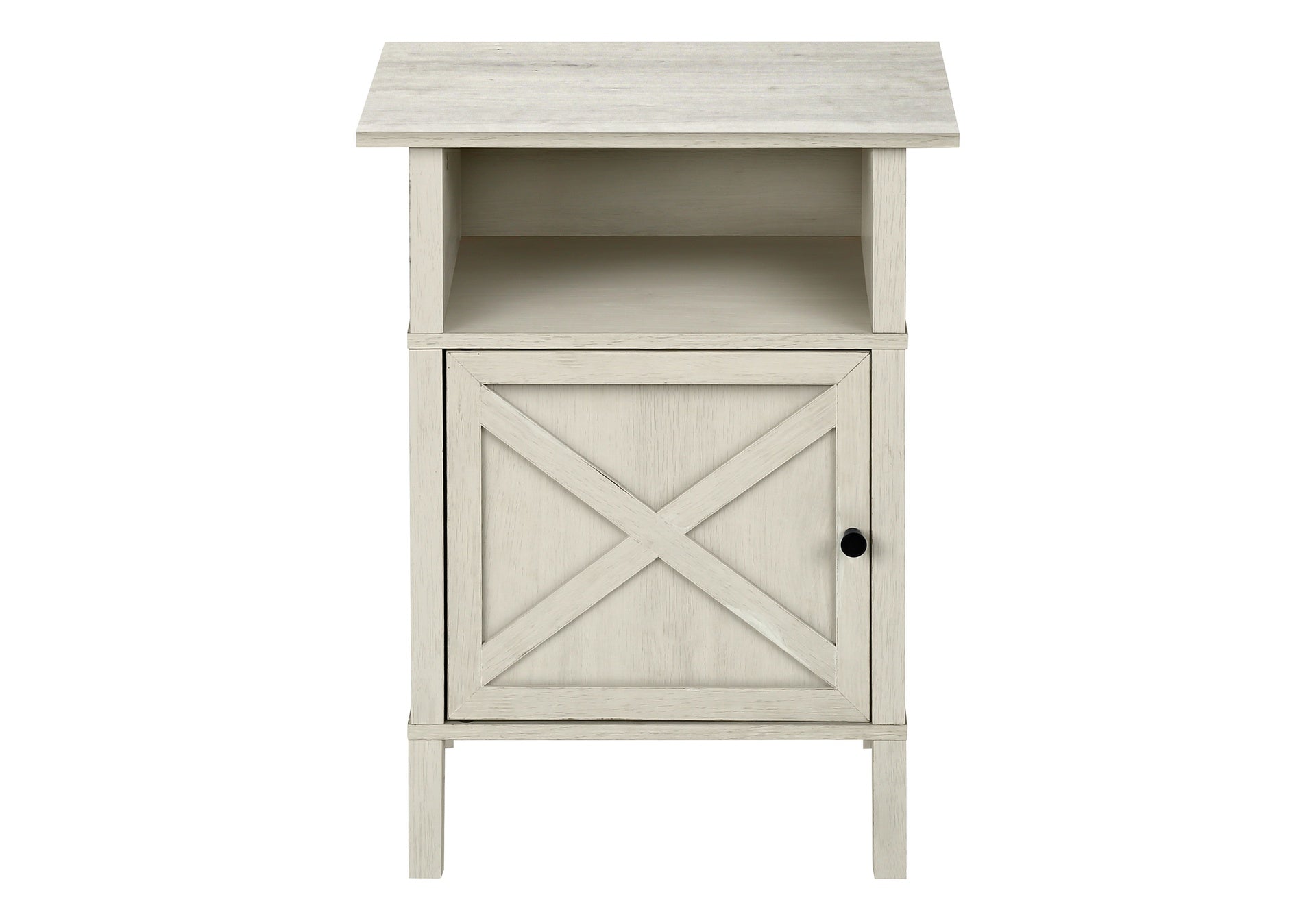Accent Table, Side Table, End, Living Room, Small, Storage, Washed Oak Laminate, Transitional