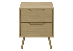 Accent Table, Side Table, End, Storage Drawer, Nightstand, Bedroom, Living Room, Natural Laminate, Modern, Contemporary