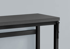 Computer Desk, Home Office, Standing, Adjustable, 48"l, Work, Laptop, Grey Laminate, Black Metal, Contemporary, Modern