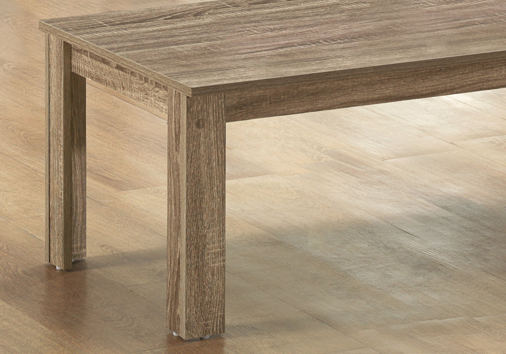 Table Set, 3pcs Set, Coffee, End, Side, Accent, Living Room, Brown Laminate, Transitional