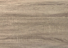 Table Set, 3pcs Set, Coffee, End, Side, Accent, Living Room, Brown Laminate, Black Metal, Contemporary, Modern