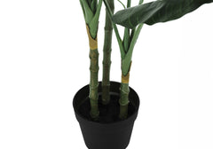 Artificial Plant, 42" Tall, Evergreen Tree, Indoor, Faux, Fake, Floor, Greenery, Potted, Decorative, Green Leaves, Black Pot