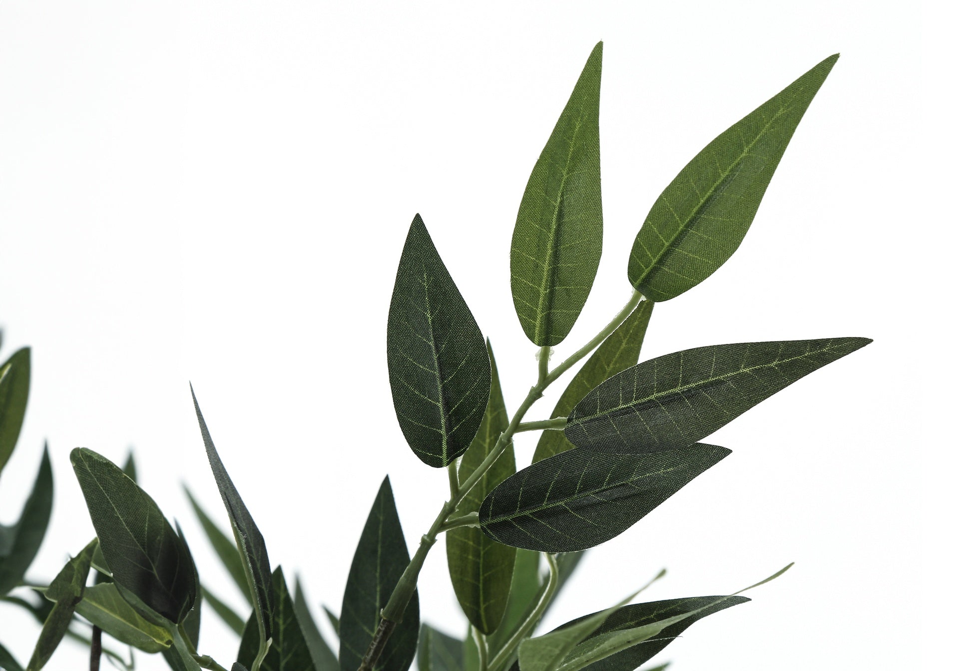 Artificial Plant, 47" Tall, Acacia Tree, Indoor, Faux, Fake, Floor, Greenery, Potted, Silk, Decorative, Green Leaves, Black Pot