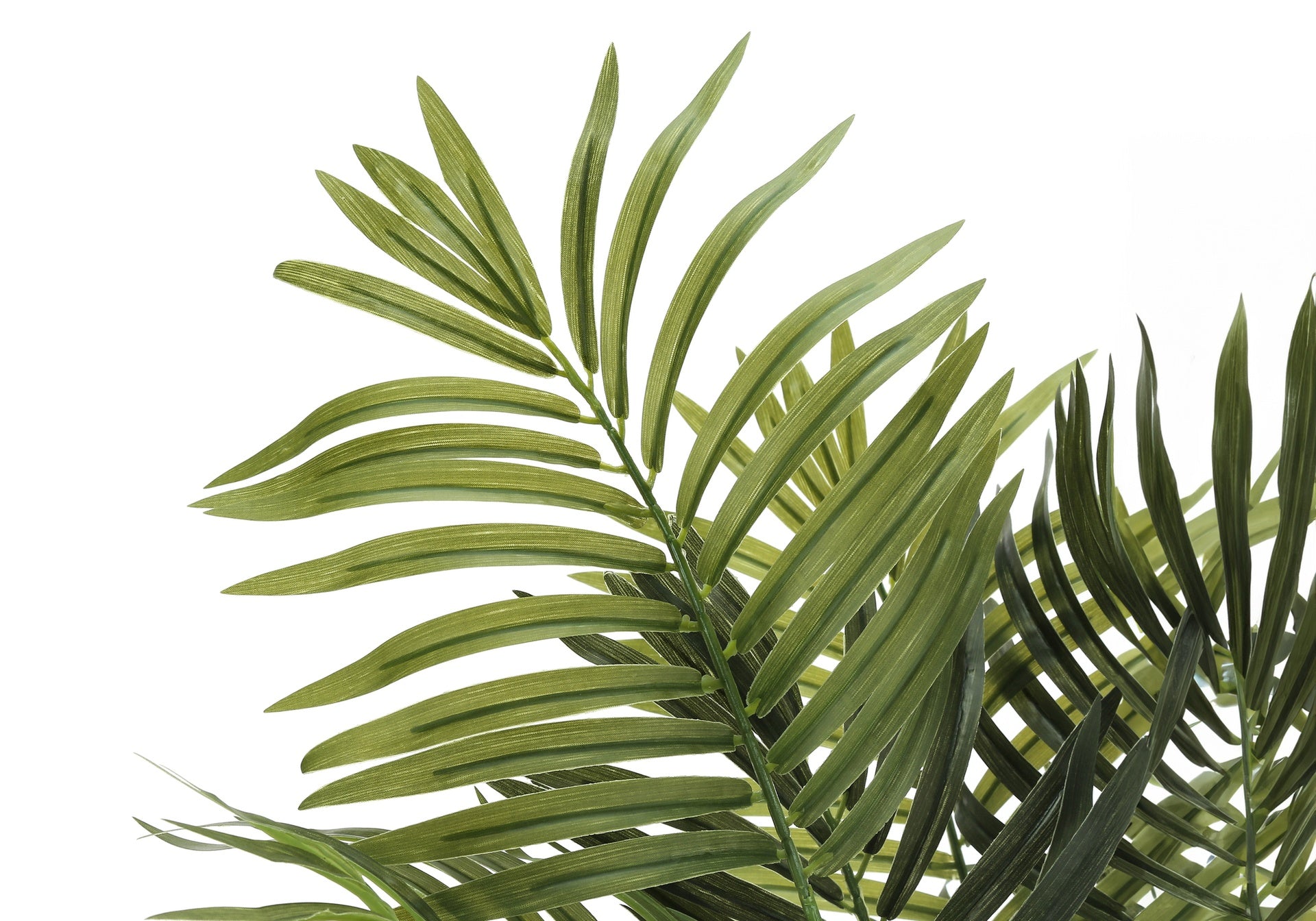 Artificial Plant, 47" Tall, Areca Palm Tree, Indoor, Faux, Fake, Floor, Greenery, Potted, Real Touch, Decorative, Green Leaves, Black Pot