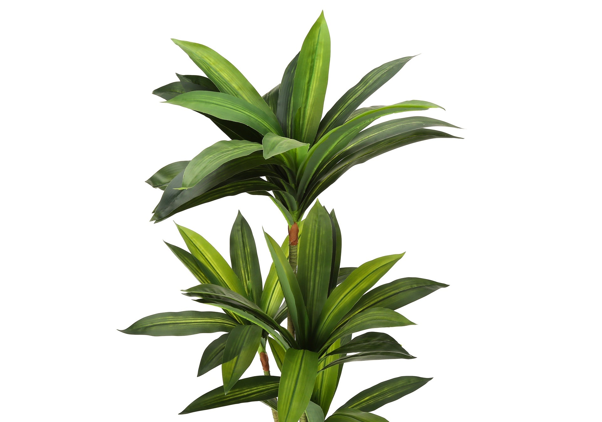 Artificial Plant, 51" Tall, Dracaena Tree, Indoor, Faux, Fake, Floor, Greenery, Potted, Real Touch, Decorative, Green Leaves, Black Pot