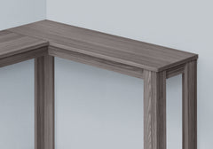 Accent Table, Console, Entryway, Narrow, Corner, Living Room, Bedroom, Grey Laminate, Contemporary, Modern