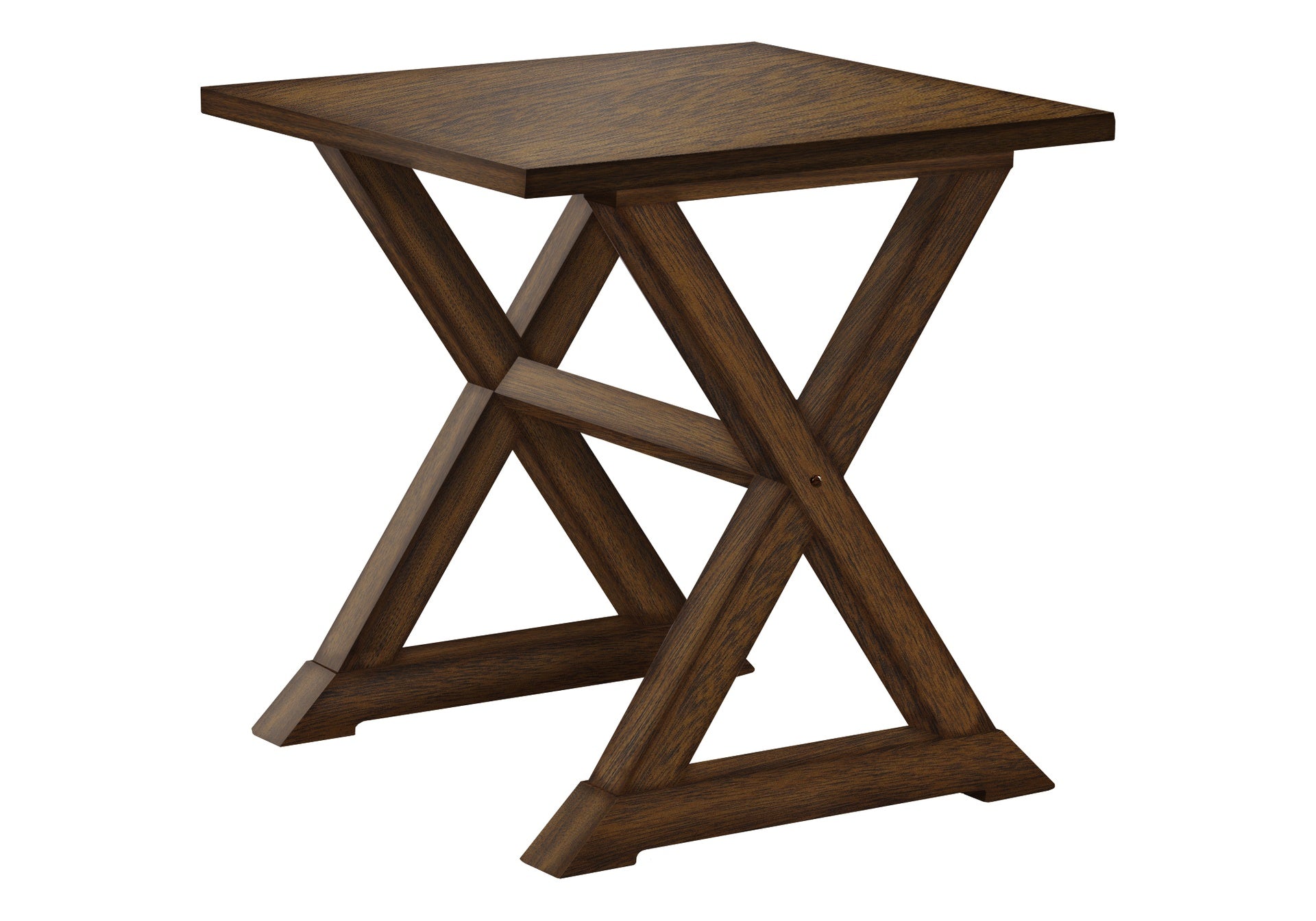 Accent Table, End, Side Table, Square, Nightstand, Bedroom, Lamp, Brown Veneer, Transitional