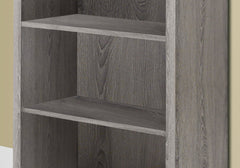 Bookshelf, Bookcase, Etagere, 5 Tier, 48"h, Office, Bedroom, Brown Laminate, Contemporary, Modern