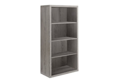 Bookshelf, Bookcase, Etagere, 5 Tier, 48"h, Office, Bedroom, Brown Laminate, Contemporary, Modern