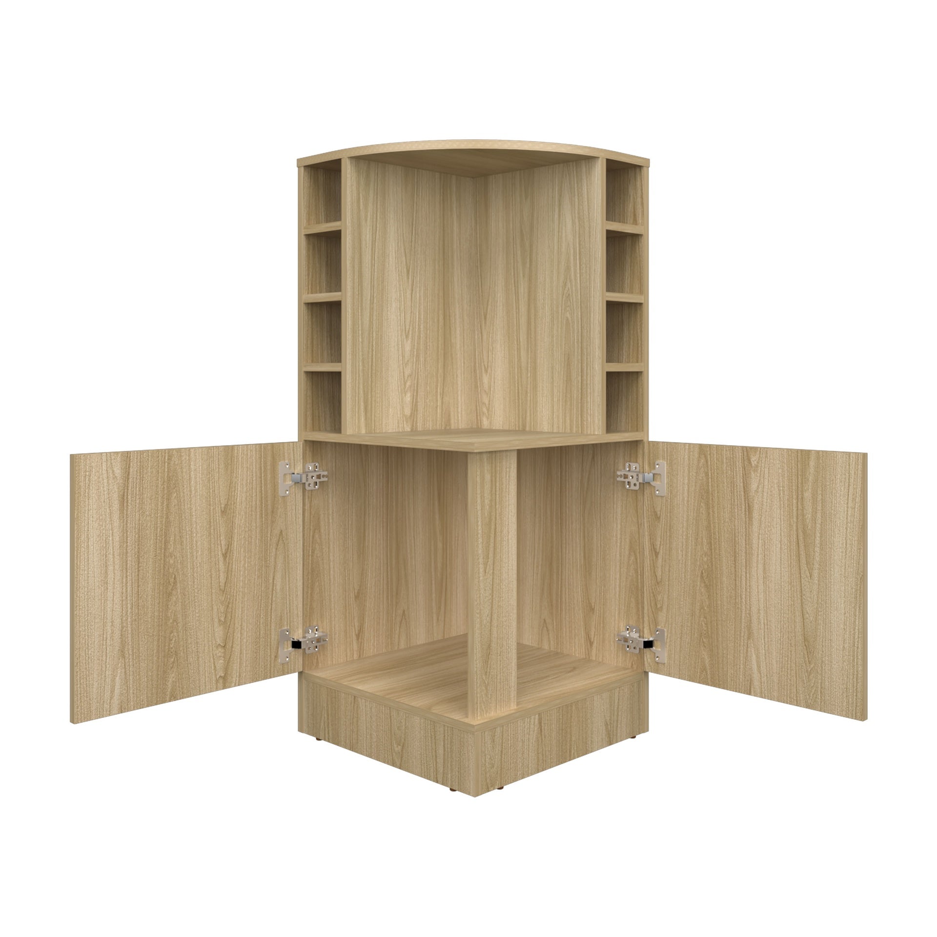 Bar Cabinet, 2 Doors, 8 Wine Bottle Compartments