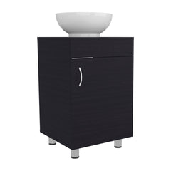 Bathroom Vanity with Sink, 1 Door, 4 Legs