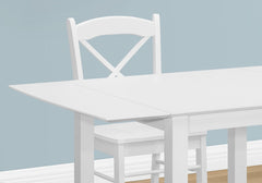 Dining Chair, Set Of 2, Side, Kitchen, Dining Room, White, Wood Legs, Transitional