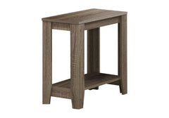Accent Table, Side, End, Nightstand, Lamp, Living Room, Bedroom, Brown Laminate, Transitional