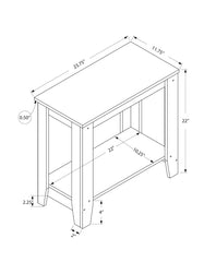 Accent Table, Side, End, Nightstand, Lamp, Living Room, Bedroom, Brown Laminate, Transitional