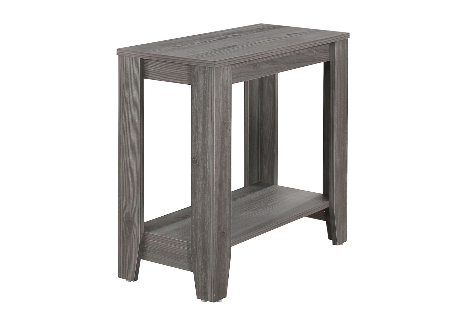 Accent Table, Side, End, Nightstand, Lamp, Living Room, Bedroom, Grey Laminate, Transitional