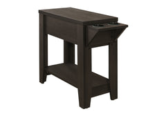 Accent Table, Side, End, Storage, Lamp, Living Room, Bedroom, Brown Laminate, Transitional