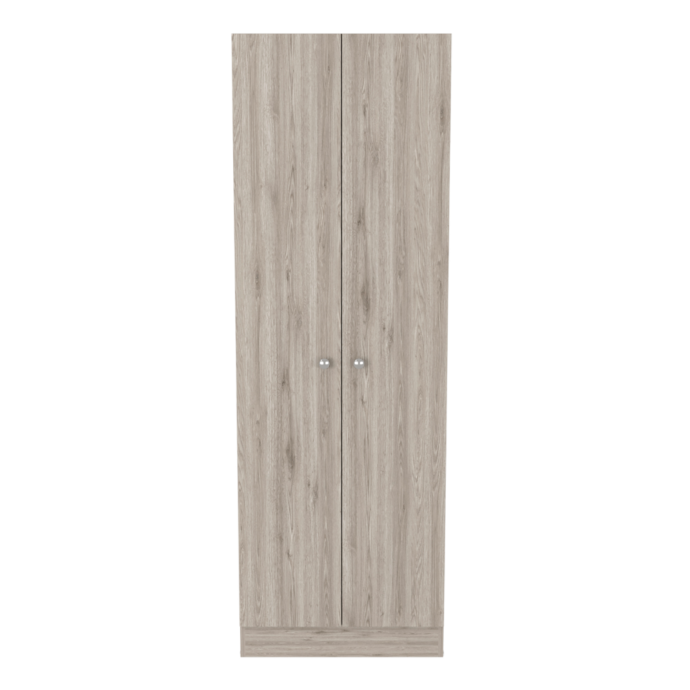 Multistorage Cabinet 71" H, Two Doors, Five Internal Shelves, Light Gray