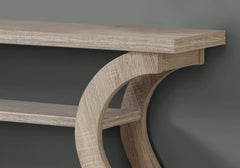 Accent Table, Console, Entryway, Narrow, Sofa, Living Room, Bedroom, Brown Laminate, Contemporary, Modern