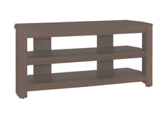 Tv Stand, 42 Inch, Console, Media Entertainment Center, Storage Shelves, Living Room, Bedroom, Brown Laminate, Contemporary, Modern