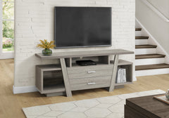 Tv Stand, 60 Inch, Console, Media Entertainment Center, Storage Drawers, Living Room, Bedroom, Brown Laminate, Contemporary, Modern