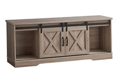 Tv Stand, 60 Inch, Console, Media Entertainment Center, Storage Cabinet, Living Room, Bedroom, Brown Laminate, Transitional