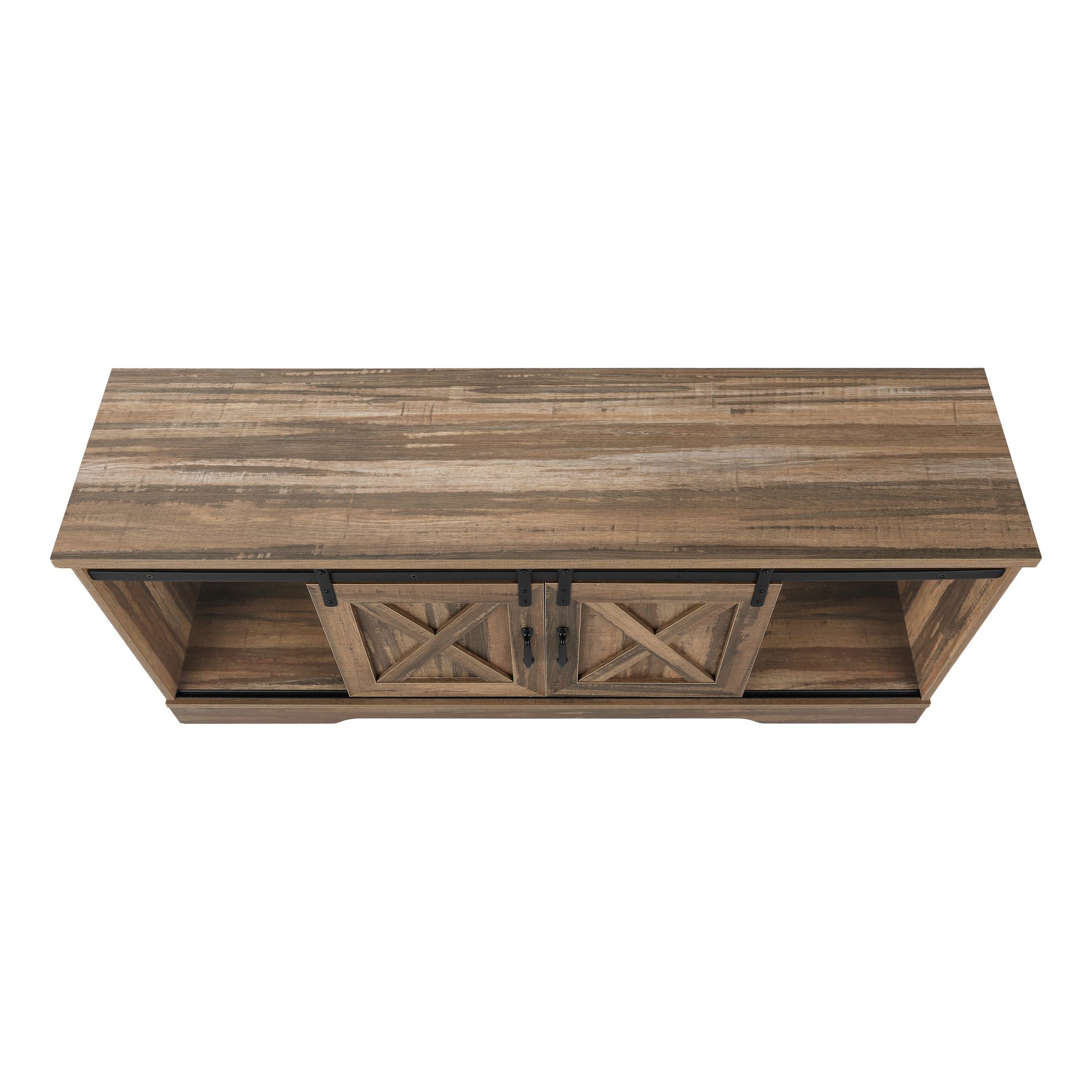 Tv Stand, 60 Inch, Console, Media Entertainment Center, Storage Cabinet, Living Room, Bedroom, Brown Laminate, Transitional