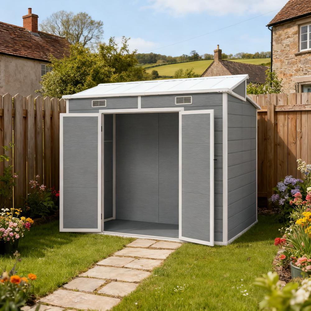 Backyard Shed with Floor for Backyard Patio Lawn