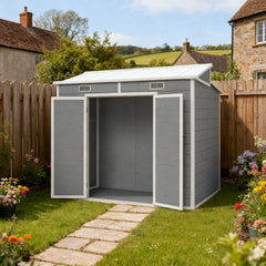Backyard Shed with Floor for Backyard Patio Lawn