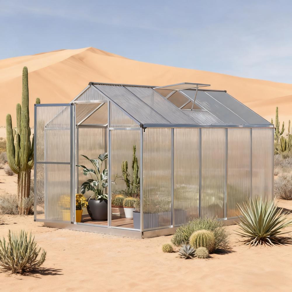 Greenhouse  10' L x 6' W  Greenhouse with Roof Vent