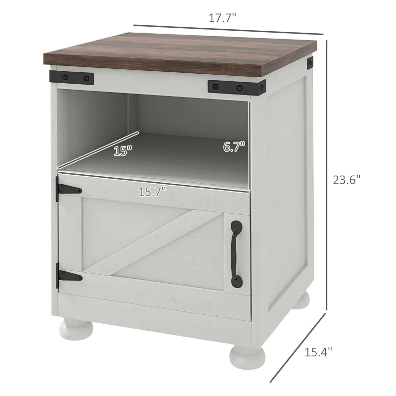 Modern Foyer End Table,Storage Side Table,Bedside Cabinet