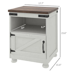 Modern Foyer End Table,Storage Side Table,Bedside Cabinet