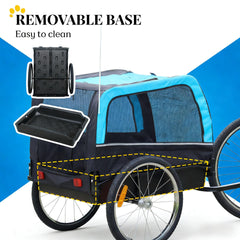 Pet Cart Bicycle Carrier,Dog Bike Trailer,Cat Bike Trailer