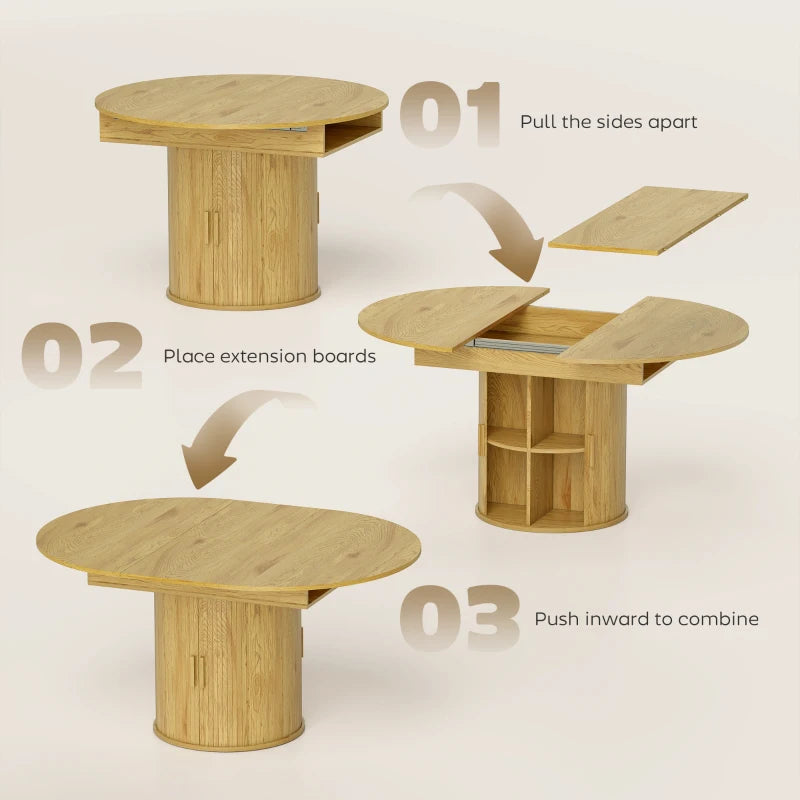 Storage Kitchen Table,Extendable Dining Table