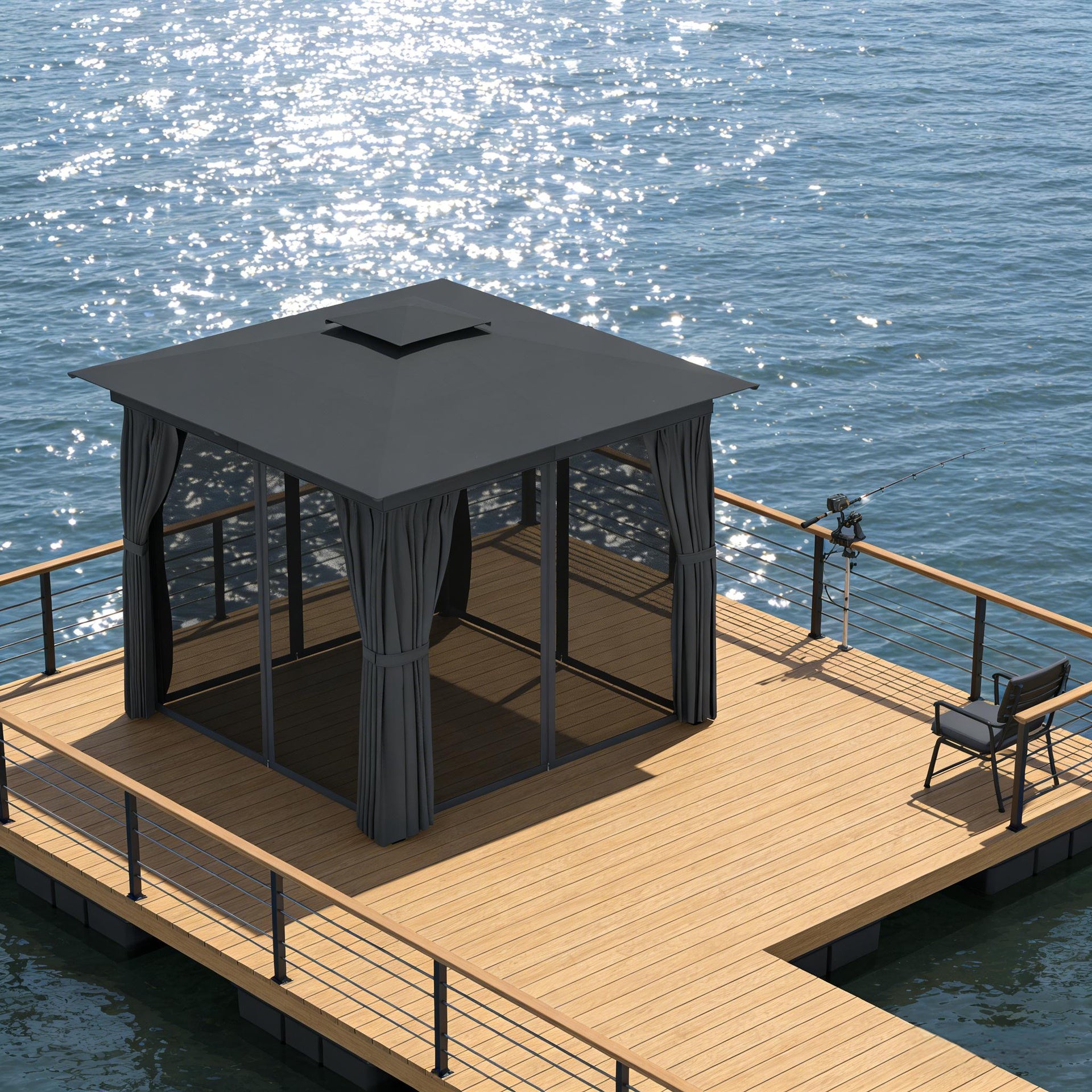 Canopy Shelter,Soft Top Gazebo,Outdoor Gazebo