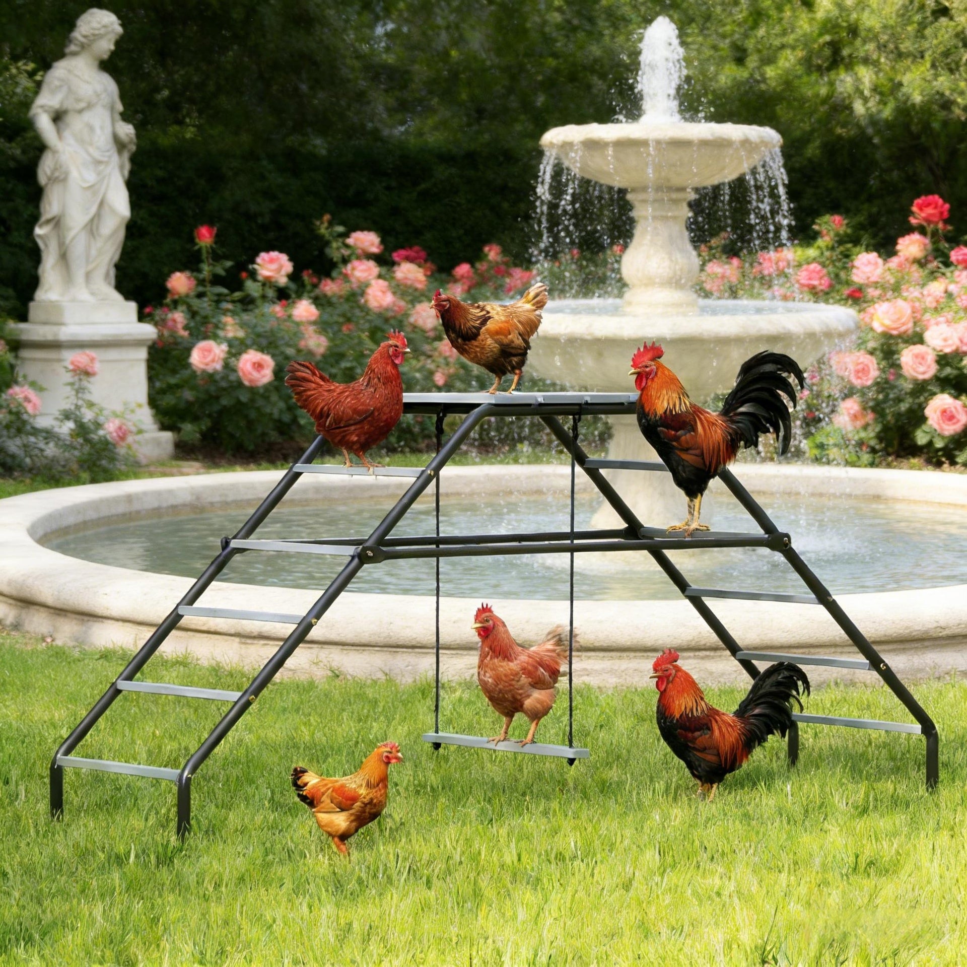 Chicken Activity Shelf,Chicken Coop Perches