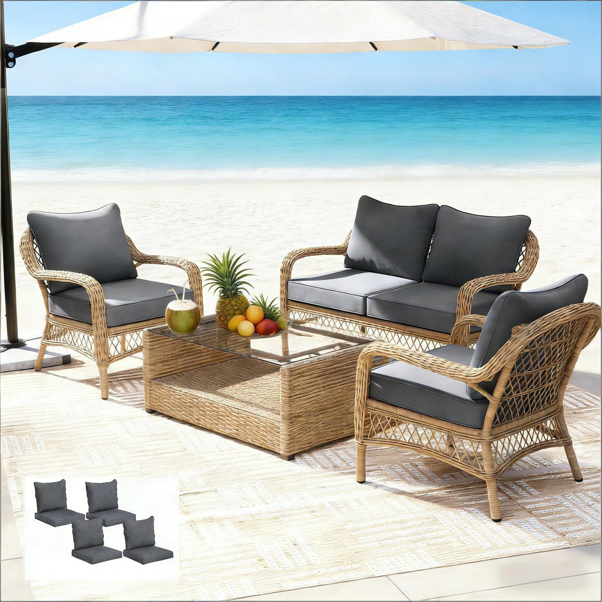 Resistant Seat Replacement Cushion Set,Chair Cushions