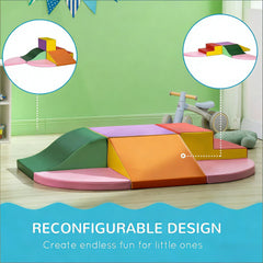 Soft Play Set,6-Pieces Foam Climbing Blocks