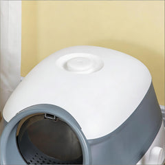 Litter Box with Lid,Cat Litter Box