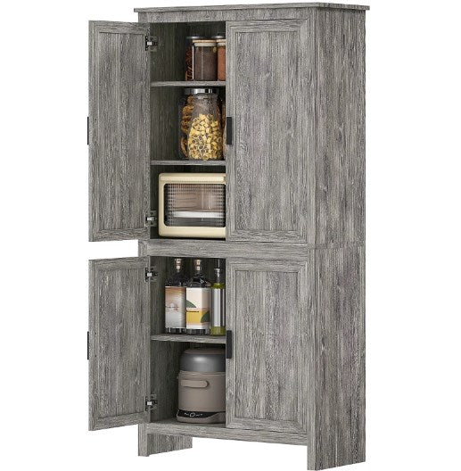 Freestanding Storage Cabinet,Kitchen Pantry with Adjustable Shelves,for Home